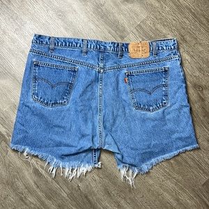 Vintage Levi’s Denim Cut‎ Off Blue Jeans Shorts Orange Tab Jorts